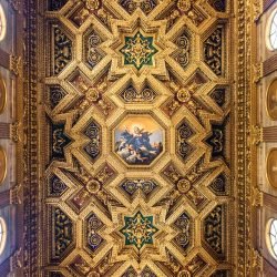 Soffitto ligneo Santa Maria in Trastevere, Roma